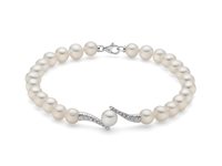 Bracciale Miluna Donna BRACC. PERLE BOULE E FANTASIA in Oro Perla PBR3352
